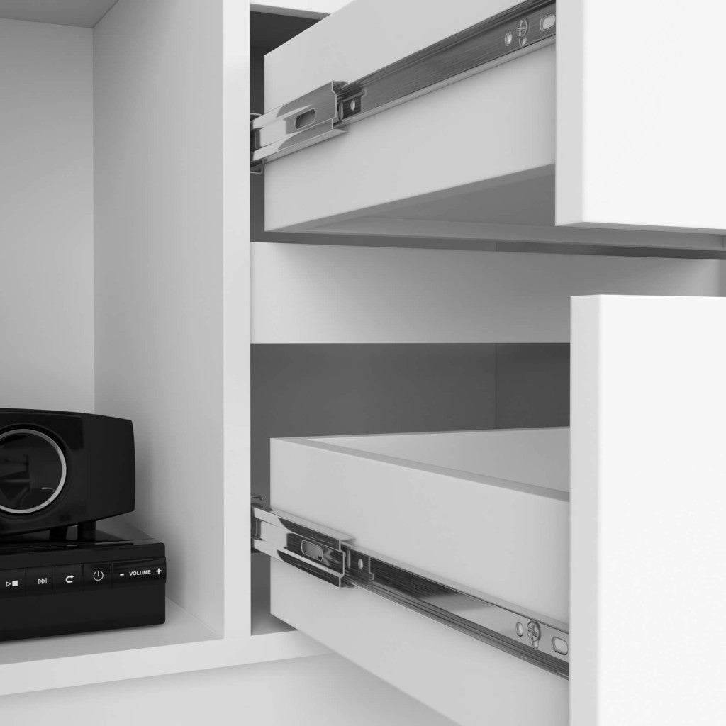 Schrank Büroregal Bücherregal Regal weiß 80cm breit 180cm hoch weiß