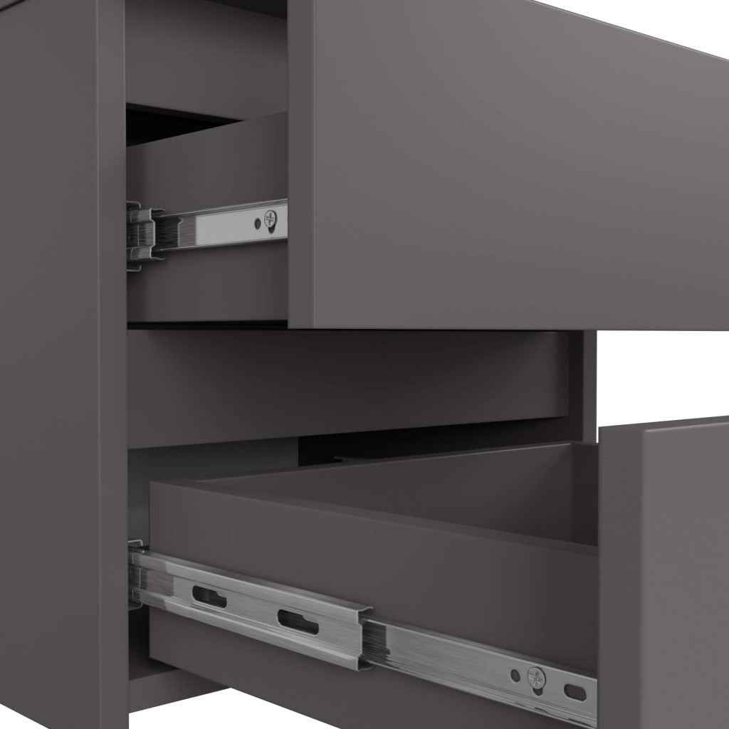 Kommode mit zwei Schubladen 40 cm hoch und 40 cm breit, Wohnzimmer, Schlafzimmer, Flur, Schrank, Sideboard, Highboard, viel Stauraum