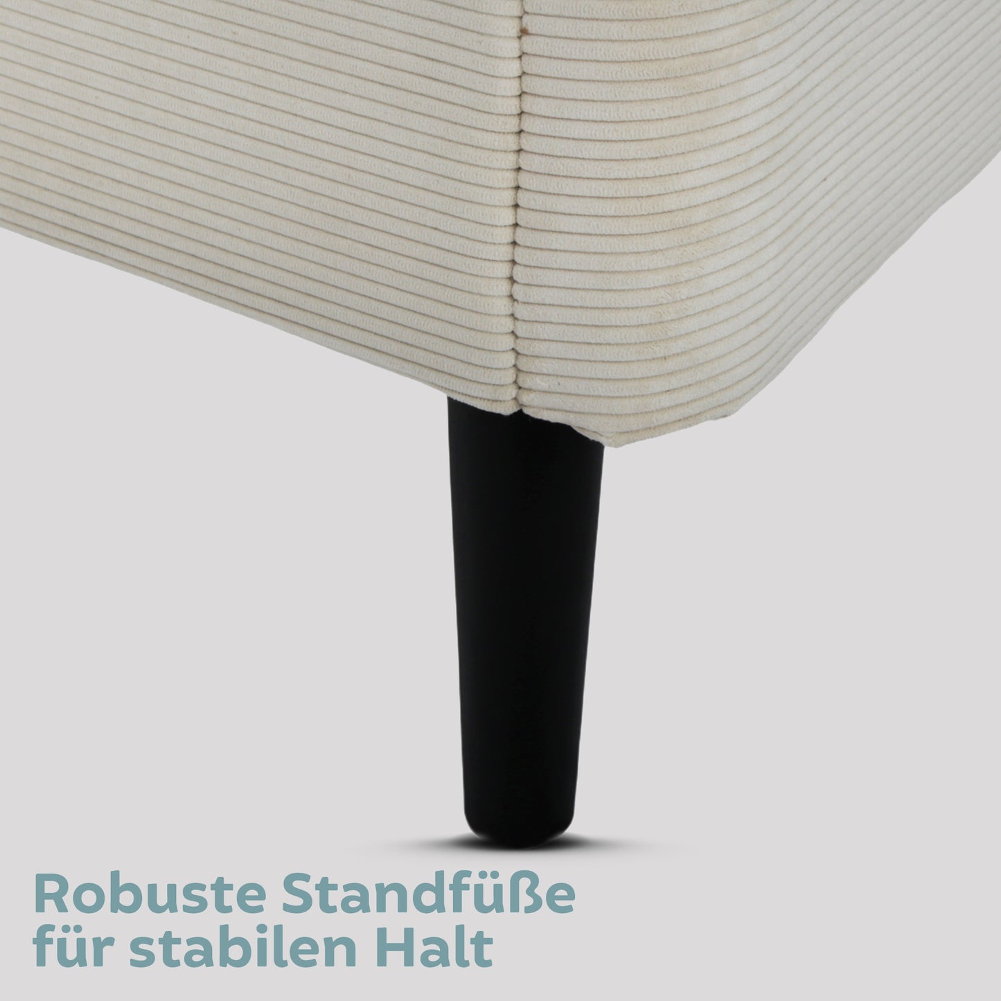Bett 140x200 cm, Polsterbett mit Lattenrost, Bettgestell 140x200 & 160x200 cm, Doppelbett mit weichem Cord & Samt bezug und gepolstertem Kopfteil, robustes Gestell, hoher Liegekomfort