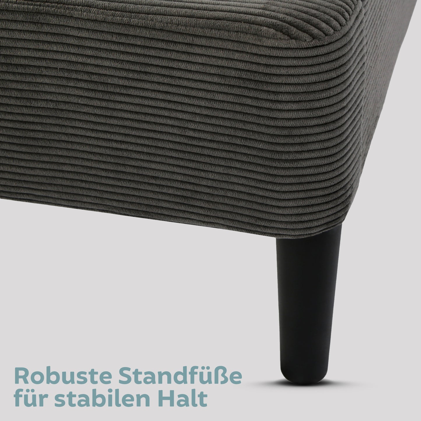 Bett 140x200 cm, Polsterbett mit Lattenrost, Bettgestell 140x200 & 160x200 cm, Doppelbett mit weichem Cord & Samt bezug und gepolstertem Kopfteil, robustes Gestell, hoher Liegekomfort