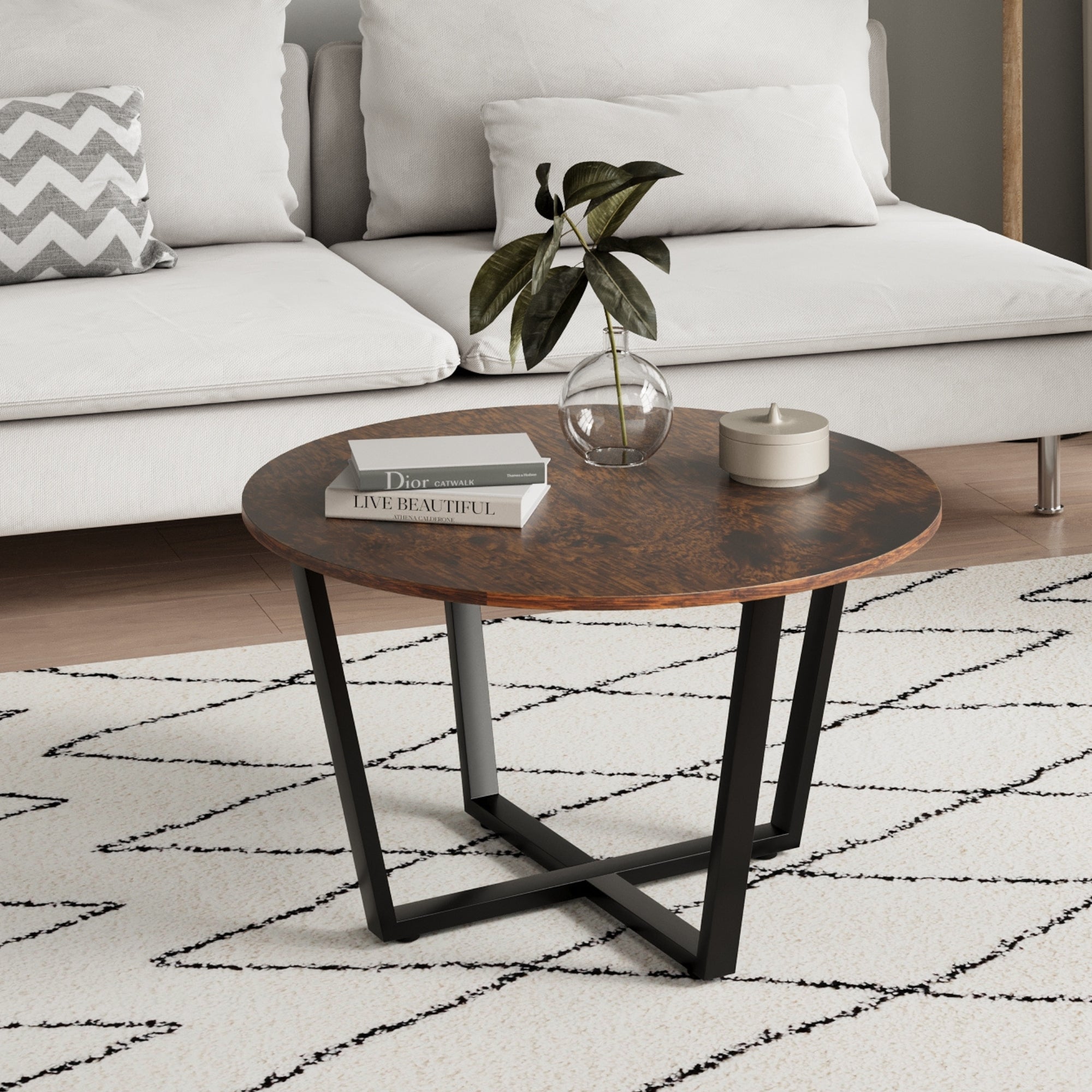 Couchtisch Beistelltisch Wohnzimmertisch Tisch Couch Couchtisch rund H