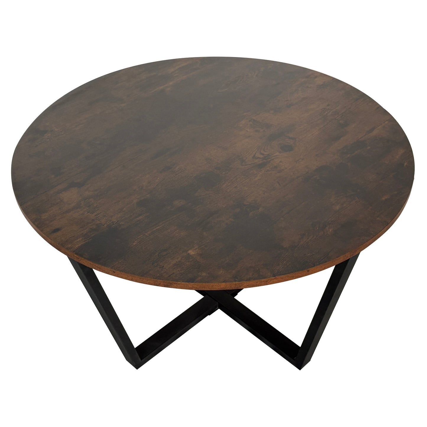 Couchtisch Beistelltisch Wohnzimmertisch Tisch Couch Couchtisch rund Holz | 80x80x47,5 cm (BxTxH)