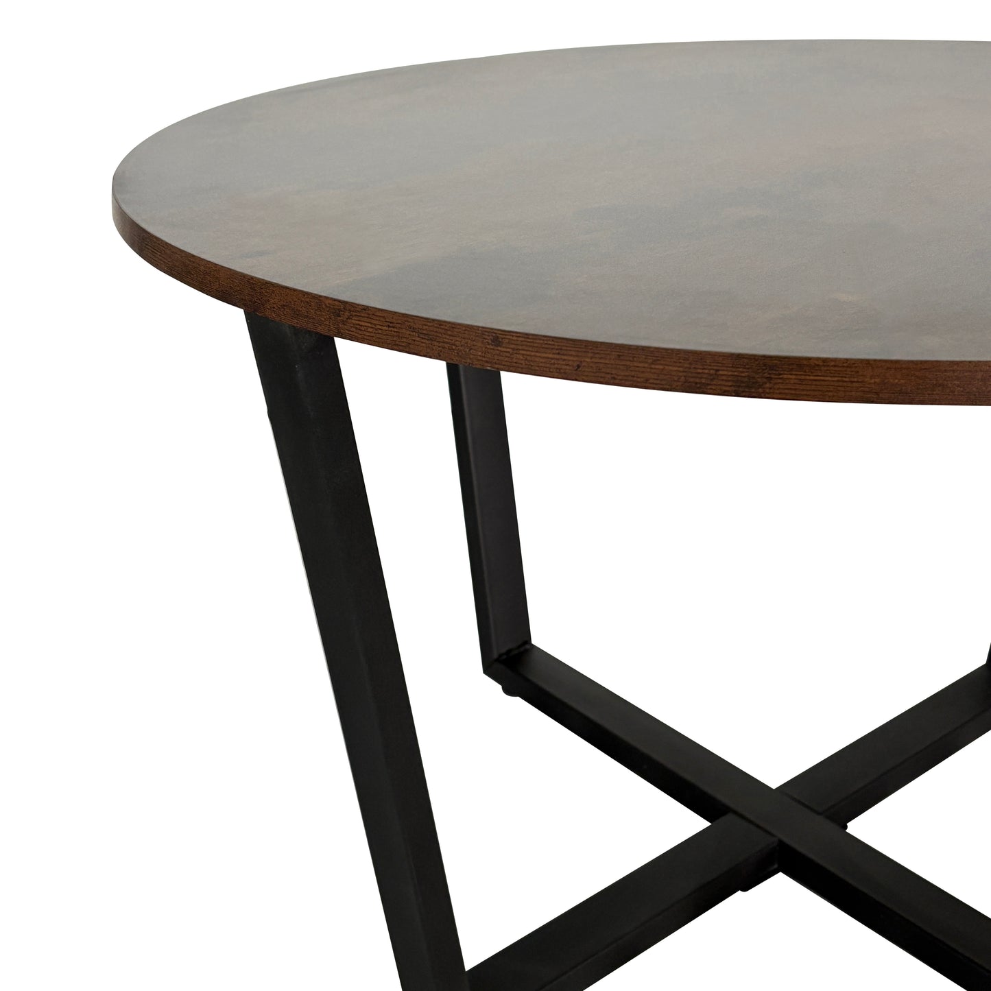 Couchtisch Beistelltisch Wohnzimmertisch Tisch Couch Couchtisch rund Holz | 80x80x47,5 cm (BxTxH)