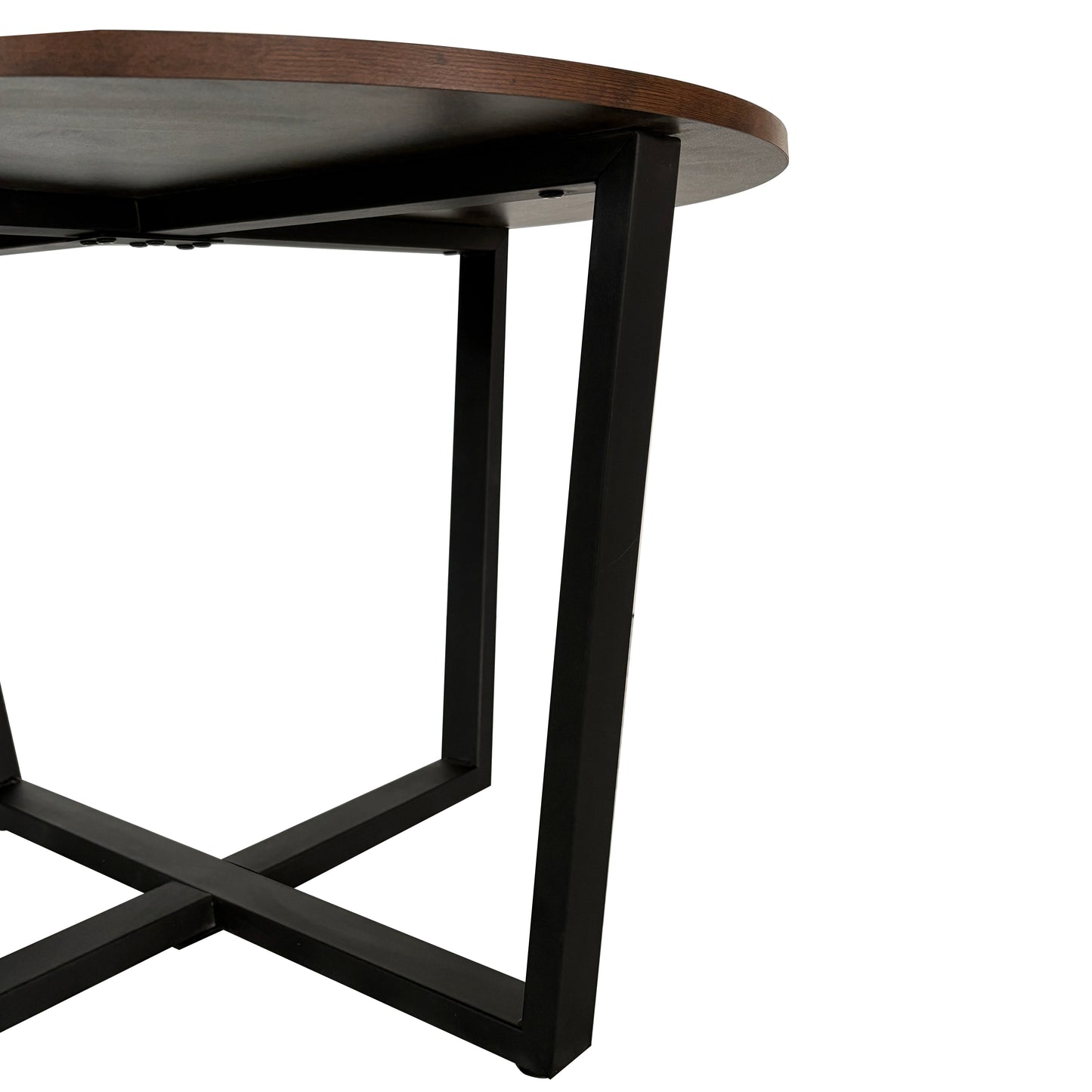 Couchtisch Beistelltisch Wohnzimmertisch Tisch Couch Couchtisch rund Holz | 80x80x47,5 cm (BxTxH)