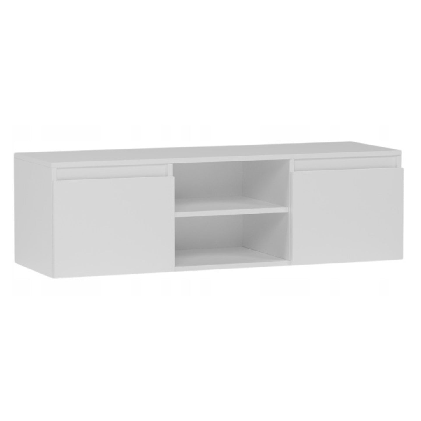 TV-Schrank, Lowboard, Fernsehschrank | Mit 2 Türen und 1 Einlegeboden | Funktional und langlebig | 120x40x36 cm (BxTxH)