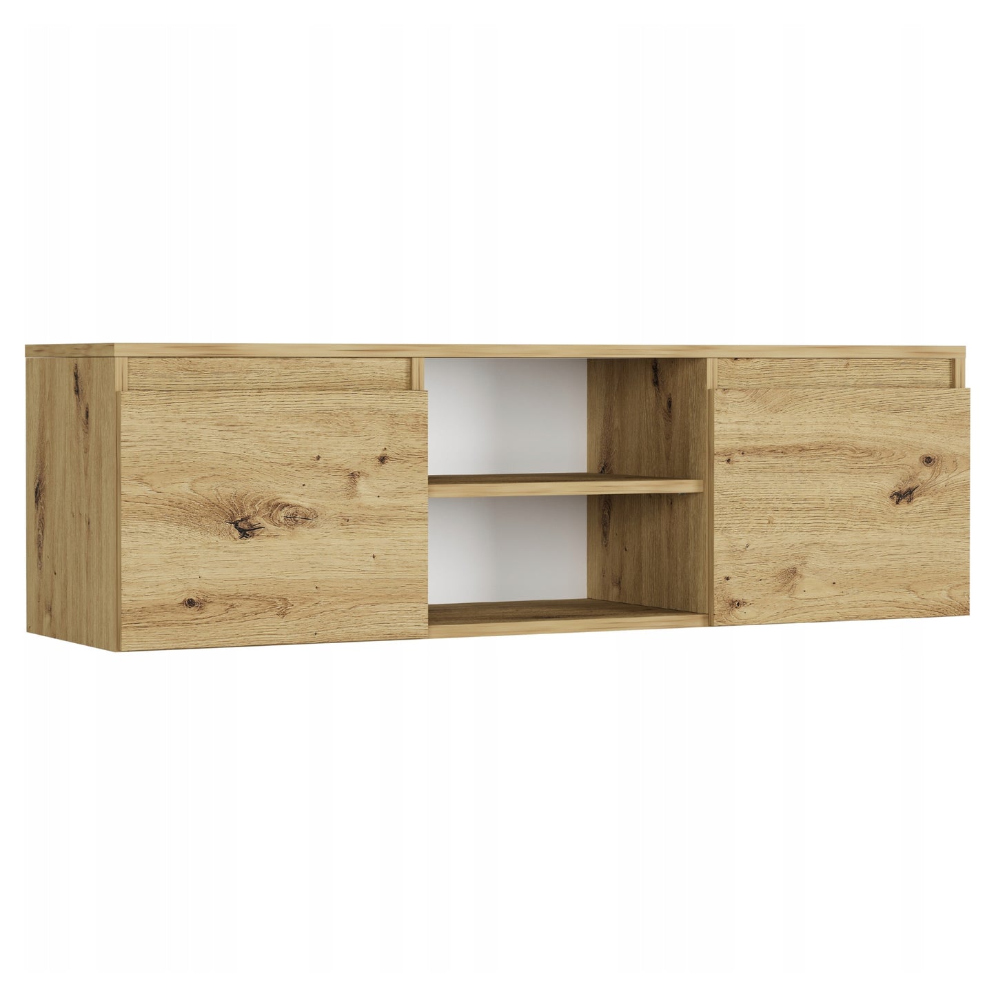 TV-Schrank, Lowboard, Fernsehschrank | Mit 2 Türen und 1 Einlegeboden | Funktional und langlebig | 120x40x36 cm (BxTxH)