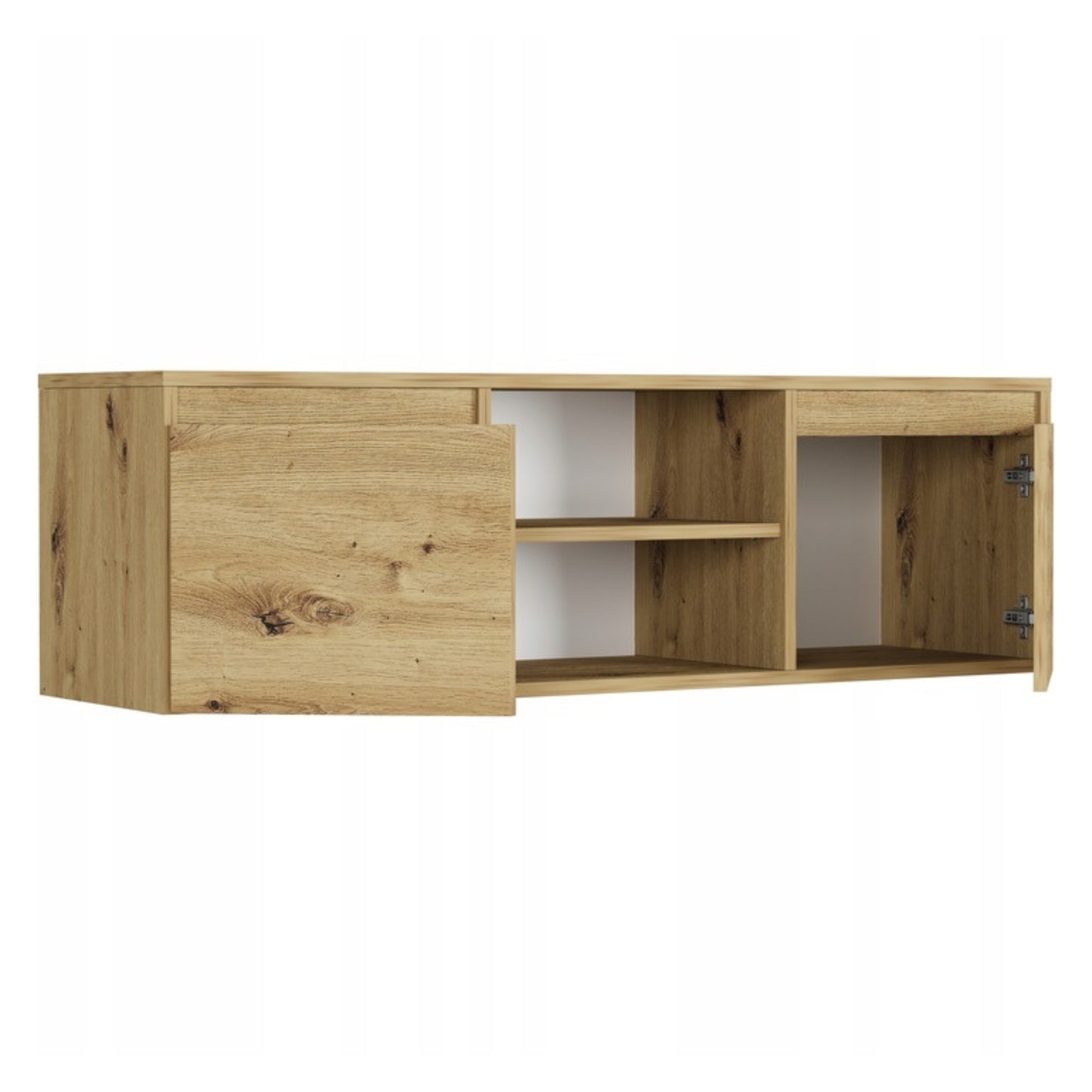 TV-Schrank, Lowboard, Fernsehschrank | Mit 2 Türen und 1 Einlegeboden | Funktional und langlebig | 120x40x36 cm (BxTxH)