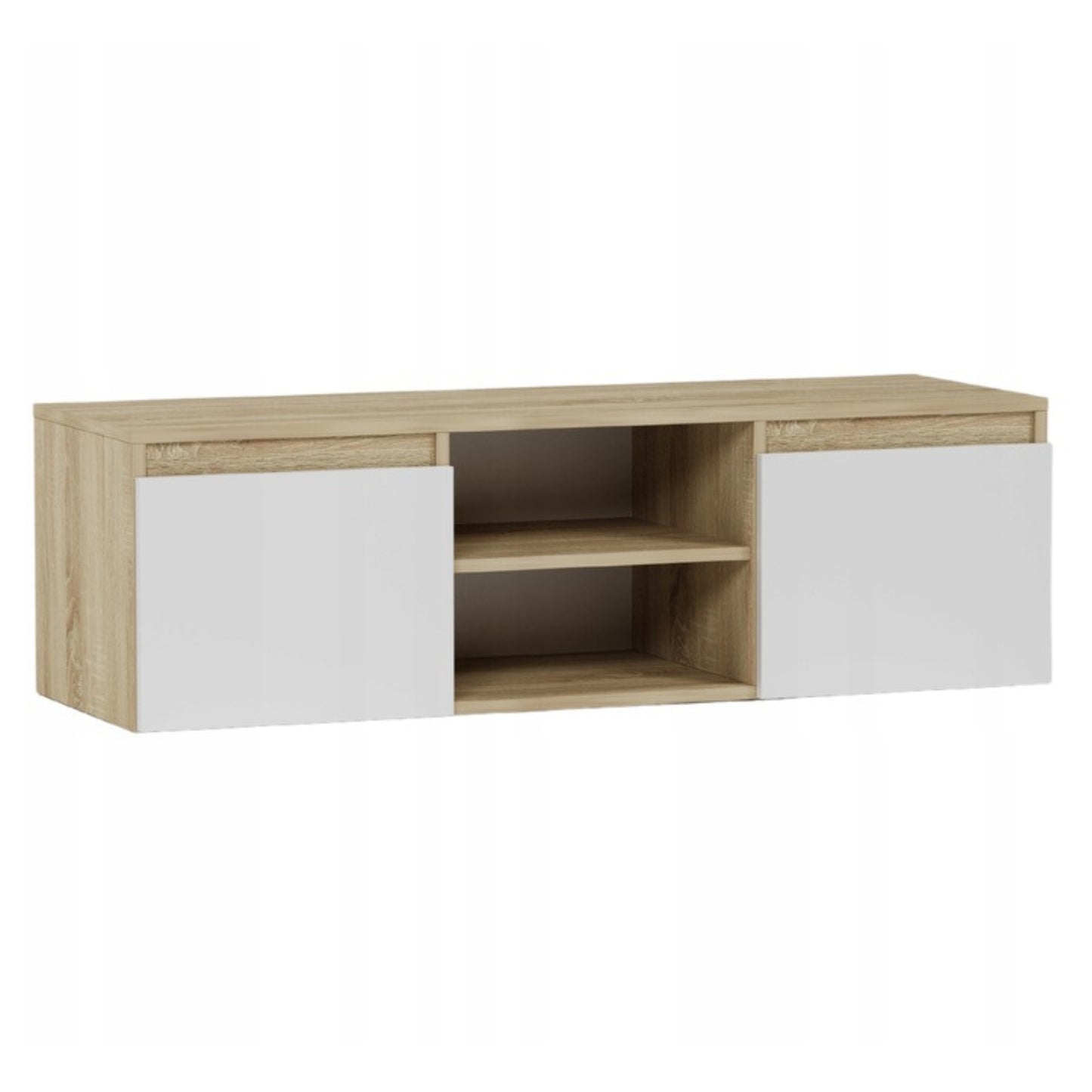 TV-Schrank, Lowboard, Fernsehschrank | Mit 2 Türen und 1 Einlegeboden | Funktional und langlebig | 120x40x36 cm (BxTxH)