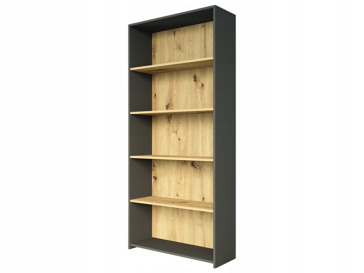 Regal 40 & 80 cm Breite, Bücherregal, Holzregal | Mit 4 Ablagen | Funktional & Modern