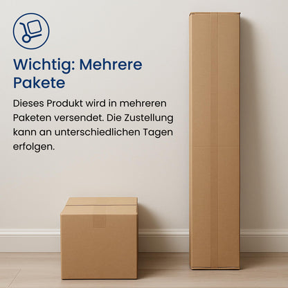 Kleiderschrank mit 1 Tür, 1 Kleiderstange und 2 Einlegeböden, Garderobenschrank 45 cm breit Schrank schmal matte Oberfläche, aus laminierter Platte, ideal für Schlafzimmer, Wohnzimmer, Flur