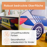 Lit voiture lit enfant lit jeune 70x140 | 80x160 cm avec protection antichute et matelas (en option) | police