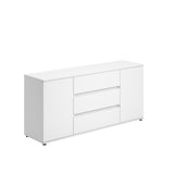 Home Collective Kommode Sideboard mit Schubladen | modern Sideboard Wohnzimmer Schlafzimmer Flur Möbel | 150x40x70 cm | 3 Schubladen & 2 Türen