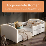 Home Collective Kinderbett Jugendbett Bett mit Rausfallschutz und Lattenrost | wahlweise inkl. Matratze | Juniorbett für Mädchen & Jungen | für Kinder von 2 – 10 Jahren made in EU