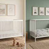 Kids Collective Babybett Kinderbett Gitterbett mit Rausfallschutz Baby Bett | stabiles Buchenholz | Juniorbett | made in Europe | Kinderzimmer Jugendzimmer Möbel | 60x120 & 70x140 cm
