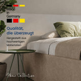 Home Collective Polsterbett 140x200 160x200 180x200 200x200 cm Doppelbett Bett ohne Kopfteil mit verstellbarem Lattenrost & Stauraum, wählbare Matratze (Ohne / H2 / H3) | Lederoptik Velours | Schlafzimmer Möbel