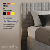 Home Collective Boxspringbett 160x200 180x200 200x200 Bett Doppelbett Polsterbett Bonnell H2 & Kaltschaum H3 Matratze, gepolstertes Kopfteil | VARDO-Stoff