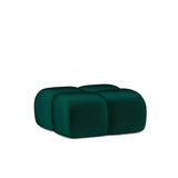 Home Collective Ecksofa Couch Sofa Wohnlandschaft Wohnzimmer 305x210 cm | weicher Stoff & Wellenfederung | verstellbare Kopfstützen | Ottomane links/rechts montierbar | Hocker wahlweise