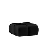 Home Collective Ecksofa Couch Sofa Wohnlandschaft Wohnzimmer 305x210 cm | weicher Stoff & Wellenfederung | verstellbare Kopfstützen | Ottomane links/rechts montierbar | Hocker wahlweise