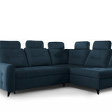 Home Collective Ecksofa Sofa Couch Wohnlandschaft ausziehbar inkl. Bettkasten Schlafsofa Gästebett 250x200 cm L-Form | weicher Stoff & Bonnell-Federkern | verstellbare Kopfstützen