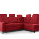 Home Collective Ecksofa Sofa Couch Wohnlandschaft ausziehbar inkl. Bettkasten Schlafsofa Gästebett 250x200 cm L-Form | weicher Stoff & Bonnell-Federkern | verstellbare Kopfstützen