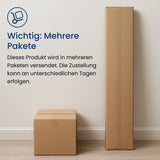 Armoire armoire polyvalente avec amortisseur de porte SOFT CLOSE (en option) blanc 74 cm largeur 180 cm hauteur avec quatre ou six étagères, classeur organisateur d'armoire domestique en bois MDF