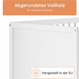 Kids Collective Babybett Kinderbett Beistellbett mit HDF-Platte & Halbschiene | Modulares Gitterbett Lattenrost 3-fach höhenverstellbar & abnehmbare Sprossen | Baby Bett Holz Kinderzimmer | 60x120 & 70x140 cm