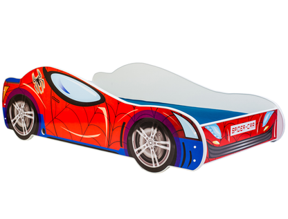 Lit de voiture lit d'enfant lit d'adolescent 70x140 | 80x160 avec protection antichute et matelas | Lit de jeu pour enfants Racer