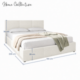 Home Collective Bett Doppelbett Polsterbett Bettgestell mit Lattenrost & Stauraum 120x200 140x200 160x200 180x200 cm mit Bettkasten, Kopfteil mit 3 Paneelen | weicher Samt