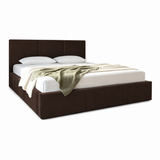 Home Collective Bett Doppelbett Polsterbett Bettgestell mit Lattenrost & Stauraum 120x200 140x200 160x200 180x200 cm mit Bettkasten, Kopfteil mit 3 Paneelen | weicher Samt