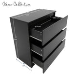 Home Collective Kommode Sideboard mit 3-6 Schubladen | Schubladenkommode Kommodenschrank Anrichte Schrank | Schlafzimmer Jugendzimmer Flur Möbel | modernes griffloses Design