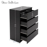 Home Collective Kommode Sideboard mit 3-6 Schubladen | Schubladenkommode Kommodenschrank Anrichte Schrank | Schlafzimmer Jugendzimmer Flur Möbel | modernes griffloses Design