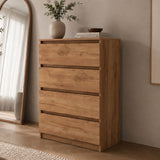 Home Collective Kommode Sideboard mit 3-6 Schubladen | Schubladenkommode Kommodenschrank Anrichte Schrank | Schlafzimmer Jugendzimmer Flur Möbel | modernes griffloses Design