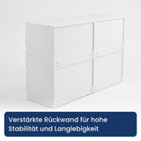 Home Collective Kommode Sideboard mit 3-6 Schubladen | Schubladenkommode Kommodenschrank Anrichte Schrank | Schlafzimmer Jugendzimmer Flur Möbel | modernes griffloses Design