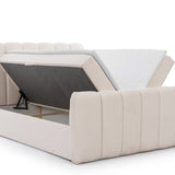 Home Collective Boxspringbett Polsterbett Doppelbett Bubble Bouclé Bett mit Stauraum viele Größen und Farben | Topper inklusive | modernes Design Schlafzimmer Jugendzimmer Möbel