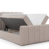 Home Collective Boxspringbett Polsterbett Doppelbett Bubble Bouclé Bett mit Stauraum viele Größen und Farben | Topper inklusive | modernes Design Schlafzimmer Jugendzimmer Möbel