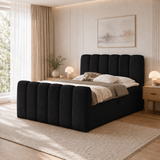 Home Collective Boxspringbett Polsterbett Doppelbett Bubble Bouclé Bett mit Stauraum viele Größen und Farben | Topper inklusive | modernes Design Schlafzimmer Jugendzimmer Möbel