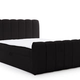 Home Collective Boxspringbett Polsterbett Doppelbett Bubble Bouclé Bett mit Stauraum viele Größen und Farben | Topper inklusive | modernes Design Schlafzimmer Jugendzimmer Möbel