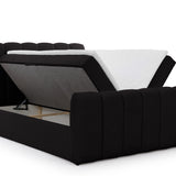 Home Collective Boxspringbett Polsterbett Doppelbett Bubble Bouclé Bett mit Stauraum viele Größen und Farben | Topper inklusive | modernes Design Schlafzimmer Jugendzimmer Möbel
