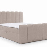 Home Collective Boxspringbett Polsterbett Doppelbett Bubble Bouclé Bett mit Stauraum viele Größen und Farben | Topper inklusive | modernes Design Schlafzimmer Jugendzimmer Möbel