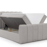 Home Collective Boxspringbett Polsterbett Doppelbett Bubble Bouclé Bett mit Stauraum viele Größen und Farben | Topper inklusive | modernes Design Schlafzimmer Jugendzimmer Möbel