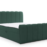 Home Collective Boxspringbett Polsterbett Doppelbett Bubble Bouclé Bett mit Stauraum viele Größen und Farben | Topper inklusive | modernes Design Schlafzimmer Jugendzimmer Möbel