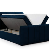Home Collective Boxspringbett Polsterbett Doppelbett Bubble Bouclé Bett mit Stauraum viele Größen und Farben | Topper inklusive | modernes Design Schlafzimmer Jugendzimmer Möbel