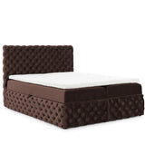Home Collective Boxspringbett Polsterbett Doppelbett Bett mit Stauraum | Topper inklusive | modernes Design Schlafzimmer Jugendzimmer Möbel