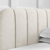 Home Collective Polsterbett Doppelbett Bett mit Stauraum und Metall-Lattenrost | Schlafzimmer Jugendzimmer Möbel | weicher Stoff modernes Design Längspolsterung