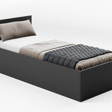 Home Collective Bett Doppelbett Bettgestell Stauraumbett | Schlafzimmer Jugendzimmer Möbel | inkl. Lattenrost | erhältliche Größen 90x200, 120x200, 140x200, 160x200, 180x200 cm