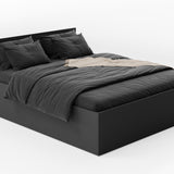 Home Collective Bett Doppelbett Bettgestell Stauraumbett | Schlafzimmer Jugendzimmer Möbel | inkl. Lattenrost | erhältliche Größen 90x200, 120x200, 140x200, 160x200, 180x200 cm