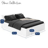 Home Collective Bett Doppelbett Bettgestell Stauraumbett | Schlafzimmer Jugendzimmer Möbel | inkl. Lattenrost | erhältliche Größen 90x200, 120x200, 140x200, 160x200, 180x200 cm