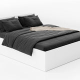 Home Collective Bett Doppelbett Bettgestell Stauraumbett | Schlafzimmer Jugendzimmer Möbel | inkl. Lattenrost | erhältliche Größen 90x200, 120x200, 140x200, 160x200, 180x200 cm