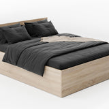 Home Collective Bett Doppelbett Bettgestell Stauraumbett | Schlafzimmer Jugendzimmer Möbel | inkl. Lattenrost | erhältliche Größen 90x200, 120x200, 140x200, 160x200, 180x200 cm