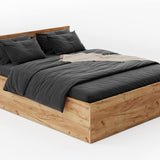 Home Collective Bett Doppelbett Bettgestell Stauraumbett | Schlafzimmer Jugendzimmer Möbel | inkl. Lattenrost | erhältliche Größen 90x200, 120x200, 140x200, 160x200, 180x200 cm